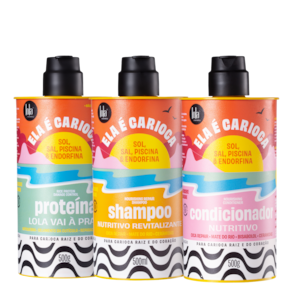 Kit Lola Cosmetics Ela é Carioca Sol, Sal, Piscina & Endorfina Trio Super (3 Produtos)