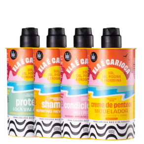 Kit Lola Cosmetics Ela é Carioca Sol, Sal, Piscina & Endorfina Curvaturas + 3ABC (4 Produtos)