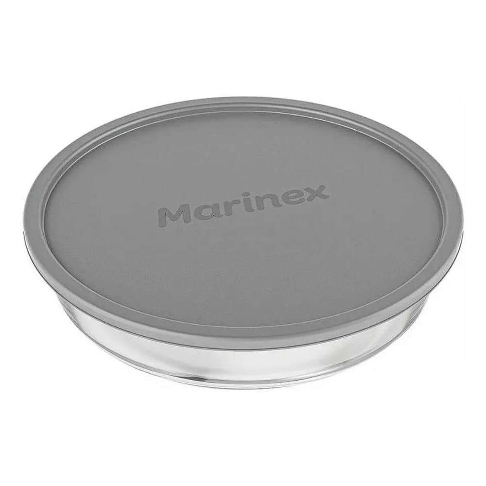 Assadeira Redonda Com Tampa 2,4l Marinex