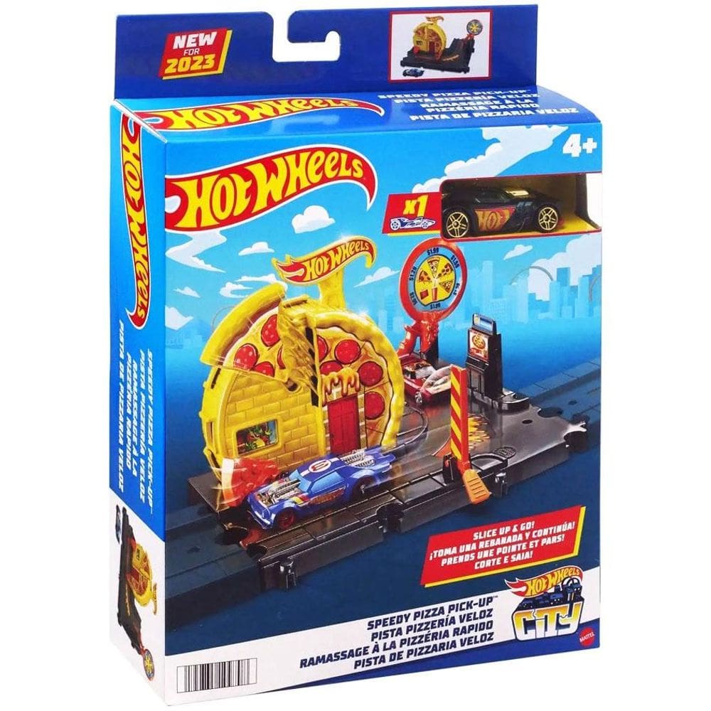 Hot Wheels Pista De Pizzaria Veloz - Mattel