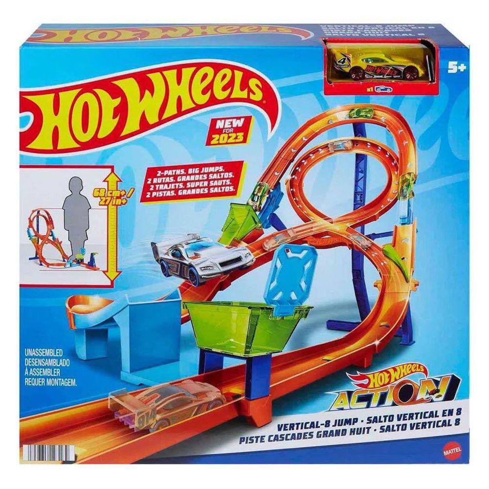 Hot Wheels - Pista de Corridas Circuito em 8 Ggf92 - MP Brinquedos