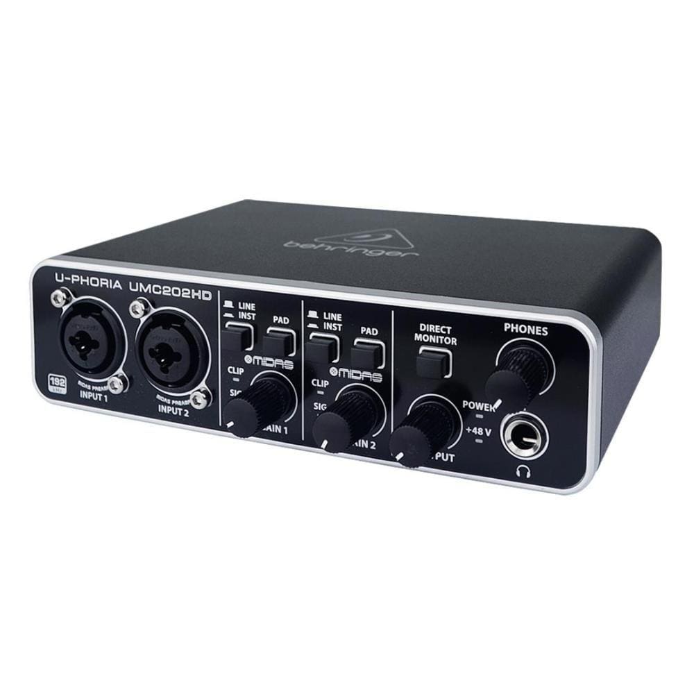 Interface de áudio U-Phoria Behringer UMC202HD