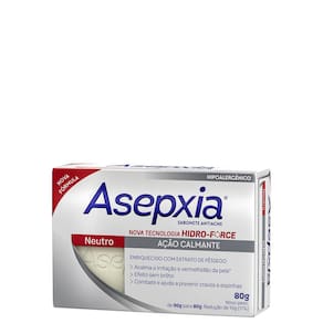 Asepxia Antiacne Neutro - Sabonete em Barra 80g