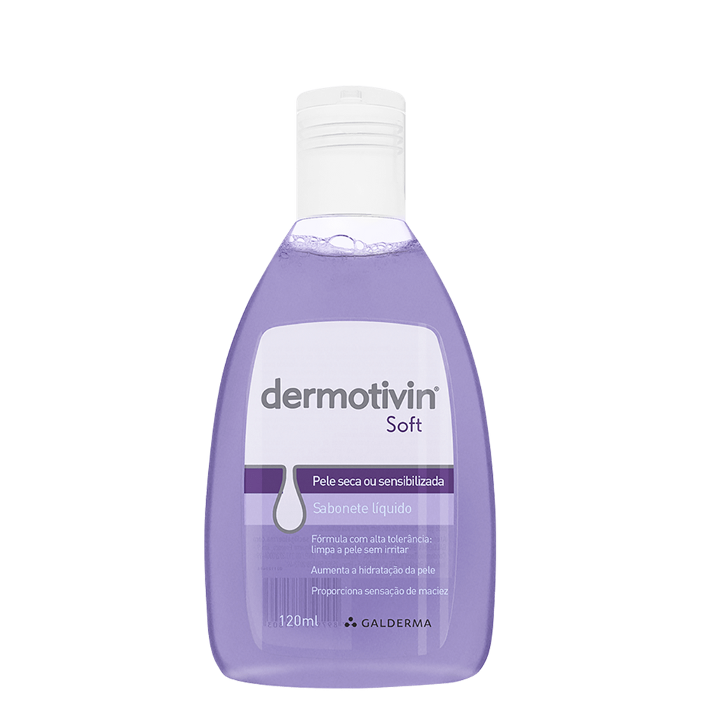 Dermotivin Sabonete Liquido Facial Soft 120Ml