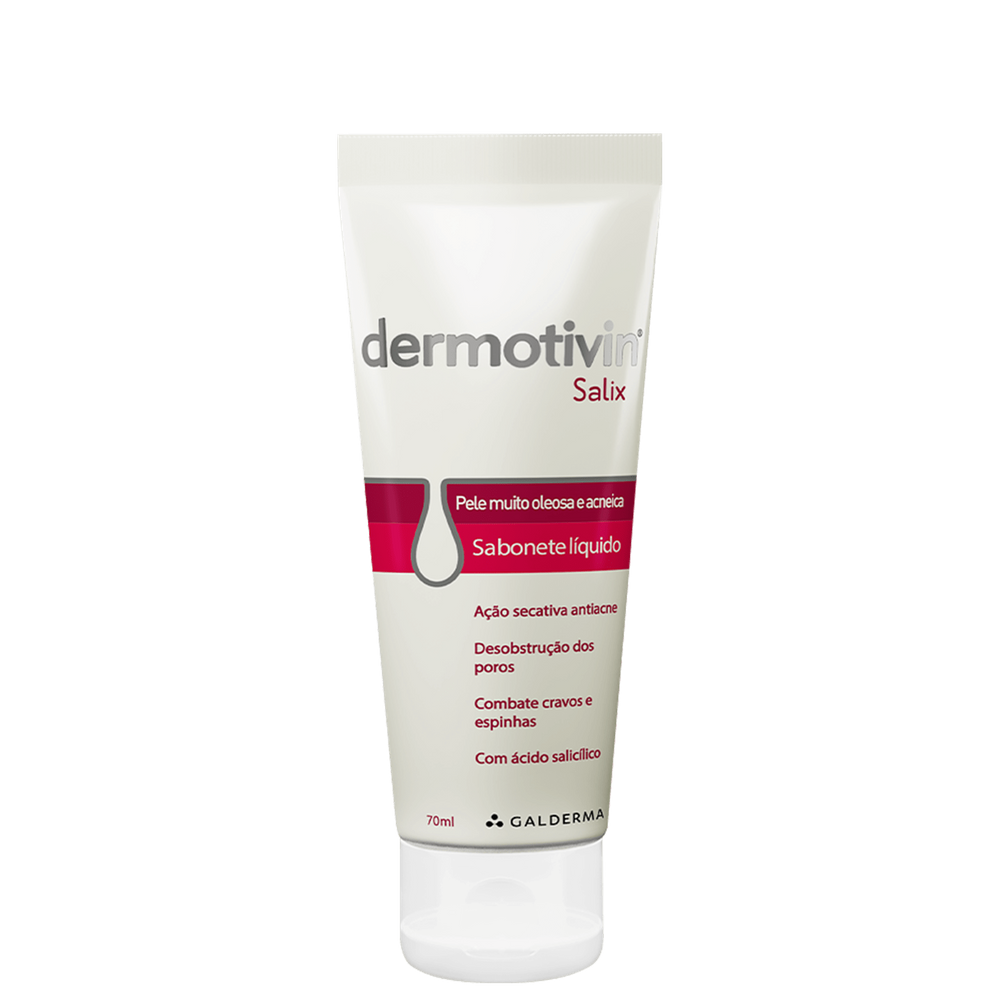 Dermotivin Sabonete Liquido Facial Salix 70Ml