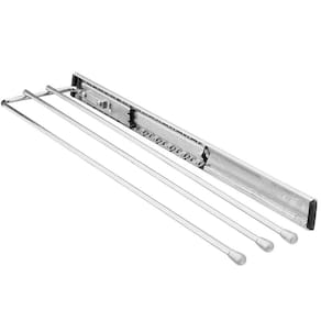 Suporte Porta Pano de Prato Triplo com Corrediças Deslizantes Masutti Copat em Aço Carbono