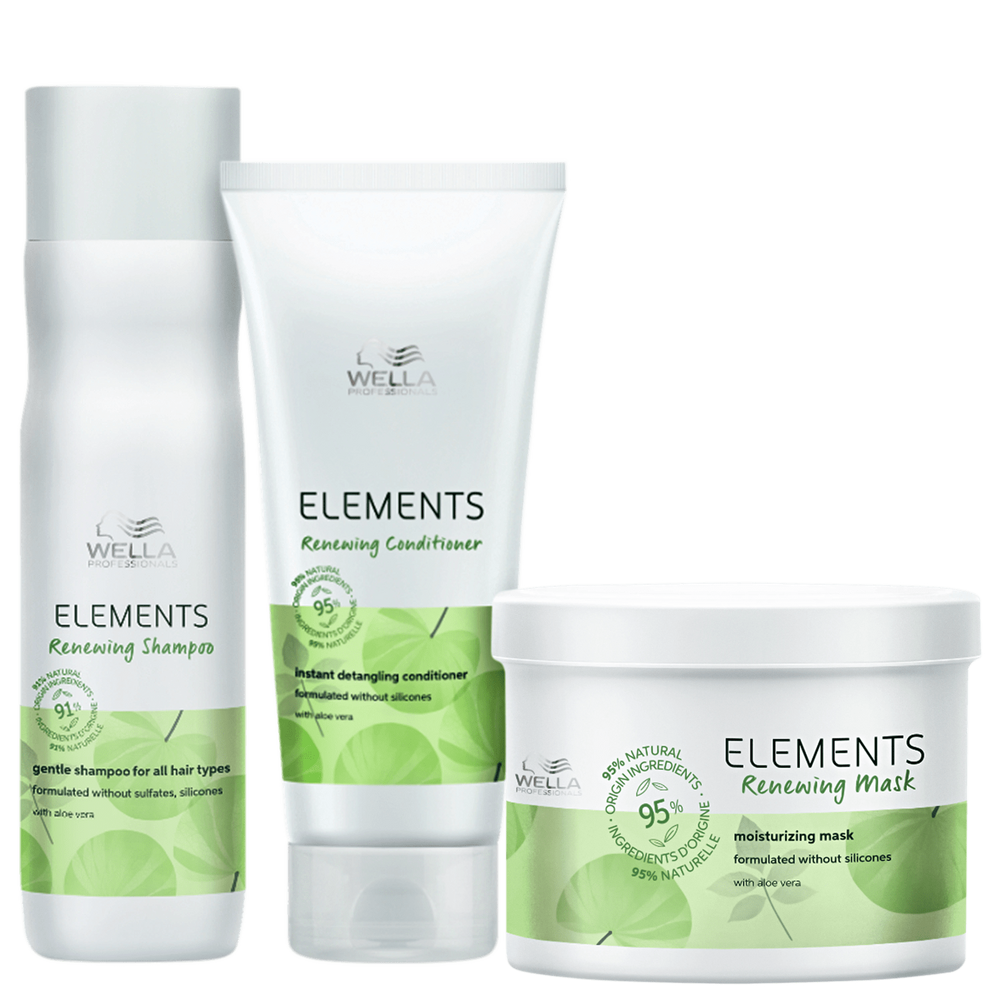 Kit Wella Professionals Elements Renewing Trio (3 Produtos)