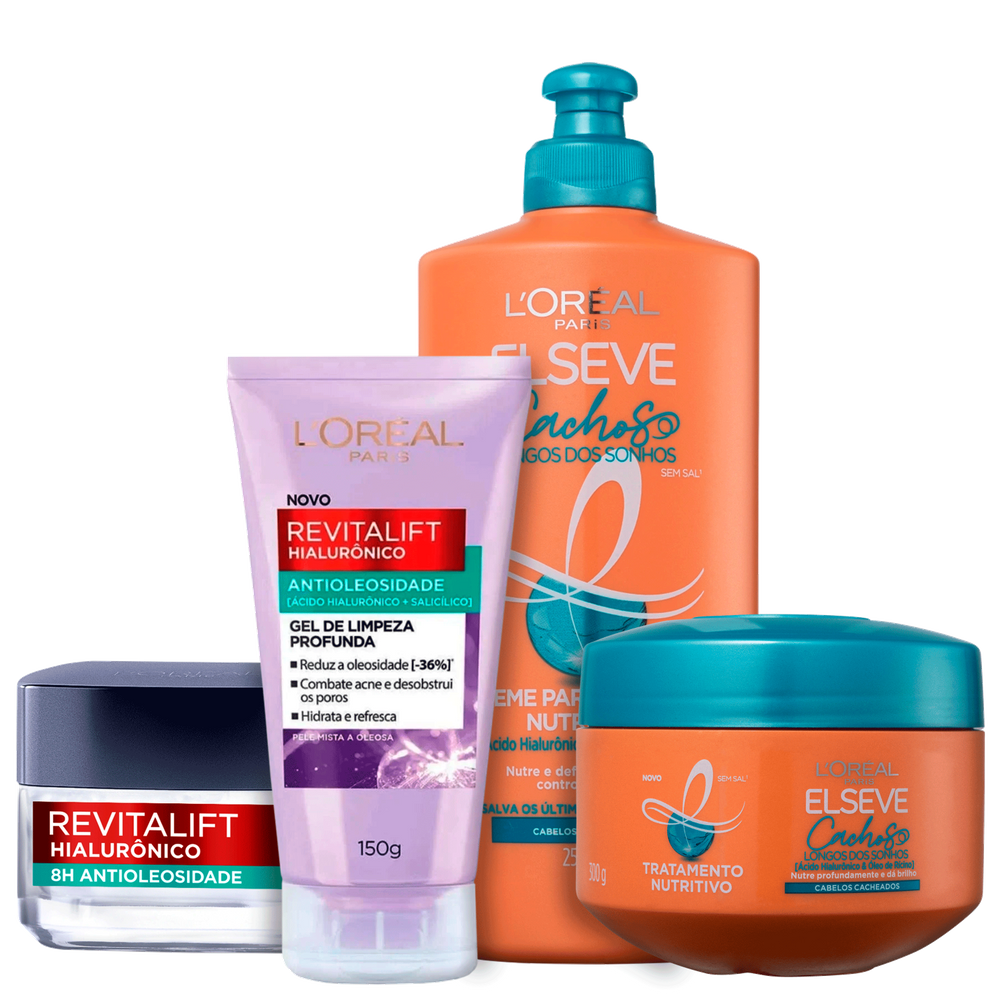 Kit Beleza na Web Pele & Cabelo (4 Produtos)