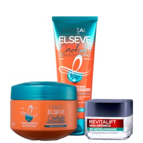 Kit Beleza na Web L`Oréal Paris Elseve & Revitalift Hialurônico (3 Produtos)