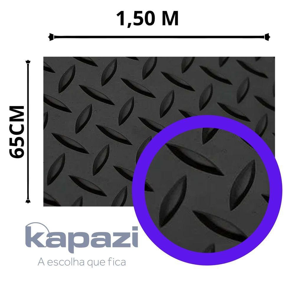 Piso Laminado Emborrachado Bus 65cmx150cm Kapazi