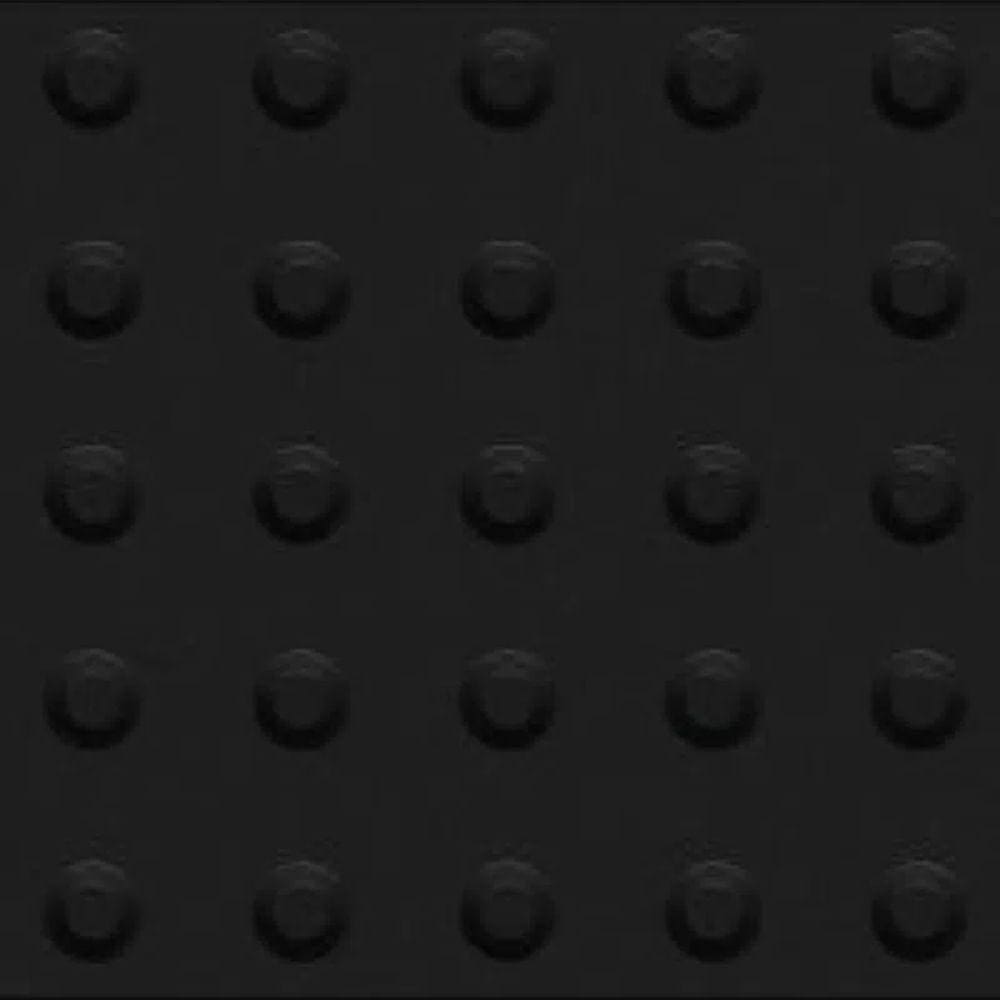 Demarcação Tátil Alerta Preto 16 Peças 25cmx25cm Kapazi