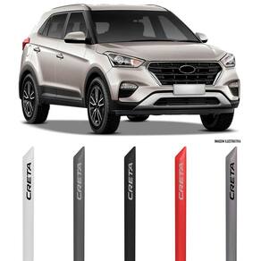 Jogo Friso Lateral Pintado Hyundai Creta