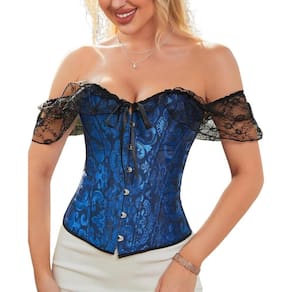 Corset Corselet Modela Cintura Valoriza Busto com Alça Linha