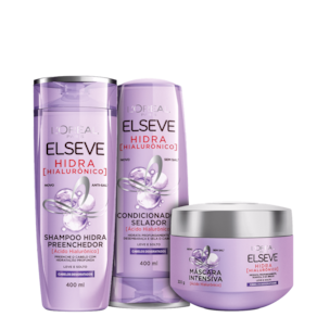Kit Elseve L`Oréal Paris Hidra Hialurônico Intensivo 3 Prods