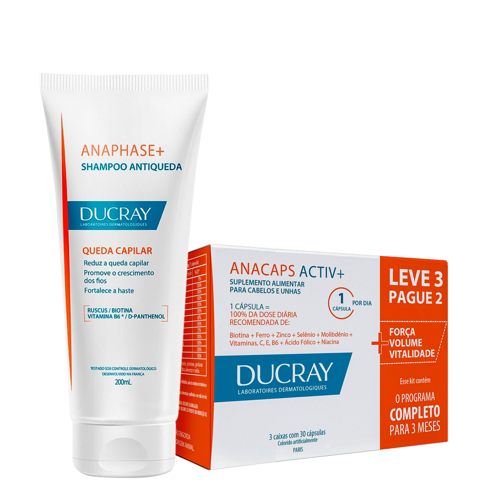 Kit DUCRAY Anacaps + Anaphase (2 Produtos)
