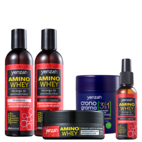 Kit Yenzah Transição Capilar Quebra e Queda (5 Produtos)