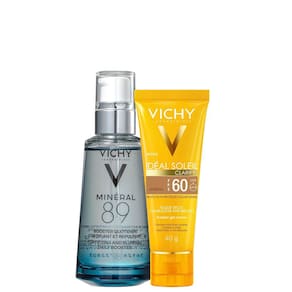 Kit Vichy Minéral 89 + Idéal Soleil Clarify FPS 60 Morena