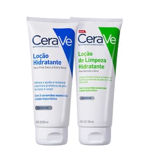 Kit CeraVe Limpa & Hidrata (2 Produtos)