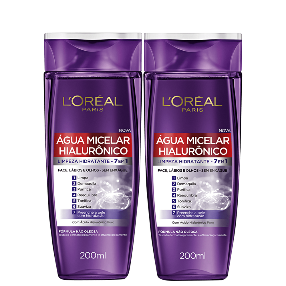 Kit L`Oréal Paris Água Micelar (2 produtos)