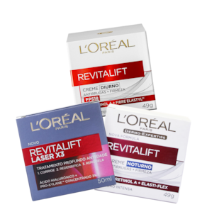 Kit L`Oréal Paris Revitalift Pele Revitalizada (3 Produtos)