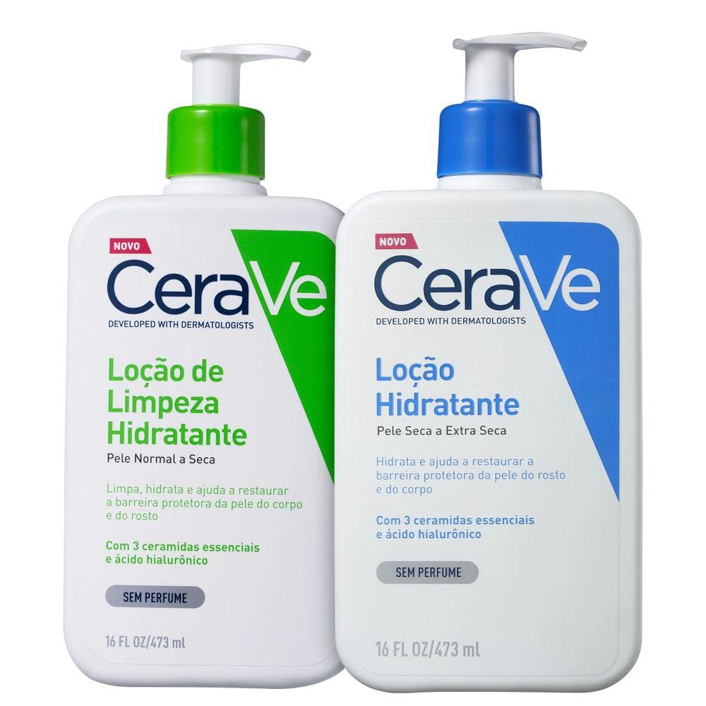 Kit CeraVe Dos Pés à Cabeça (2 Produtos)