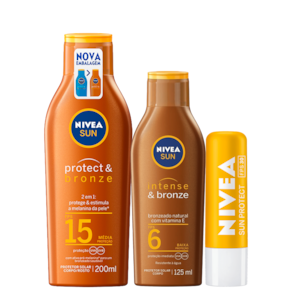 Kit NIVEA Bronze Protect (3 Produtos)