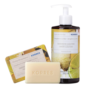 Kit Korres Gengibre e Limão Duo (2 Produtos)