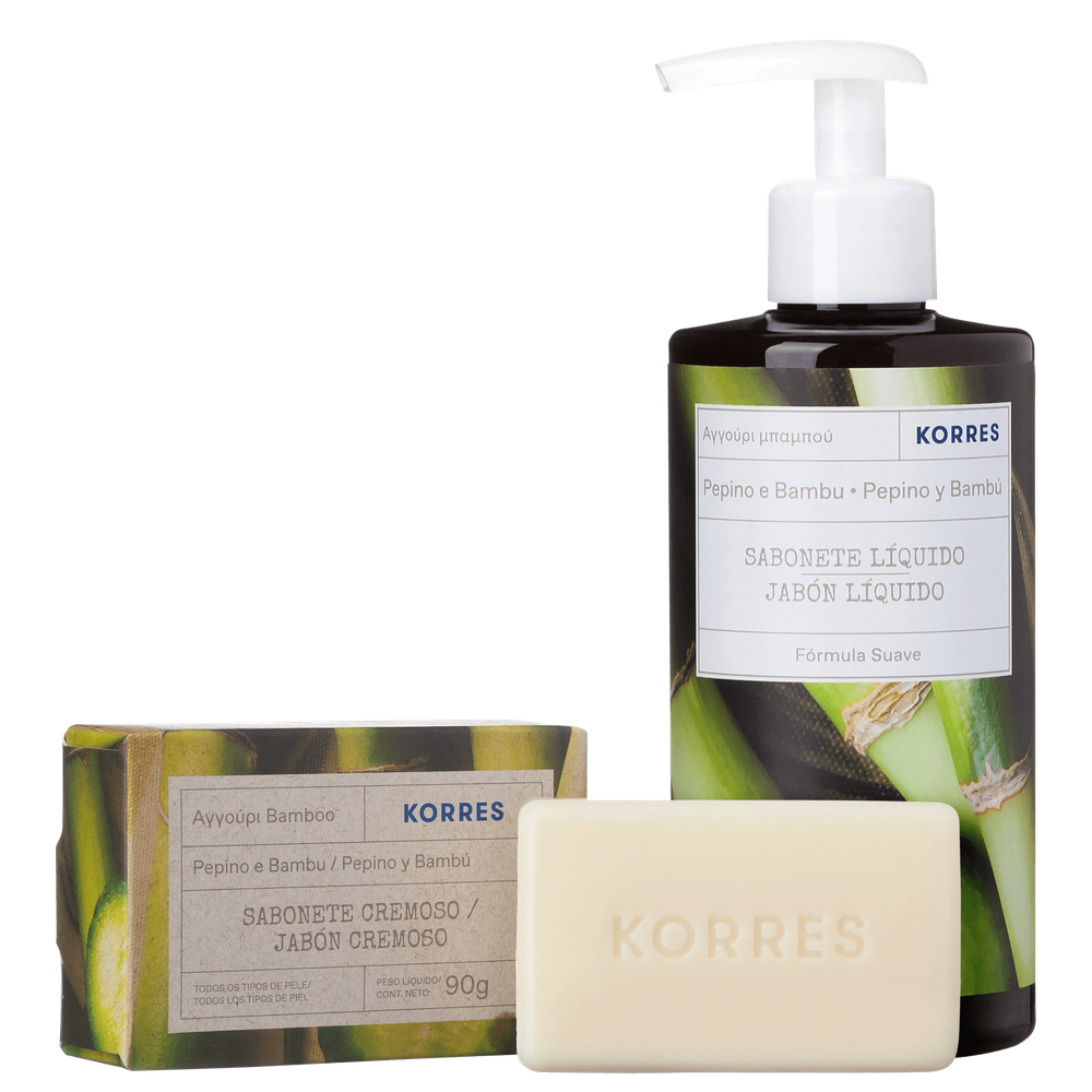 Kit Korres Pepino e Bambu Duo (2 Produtos)