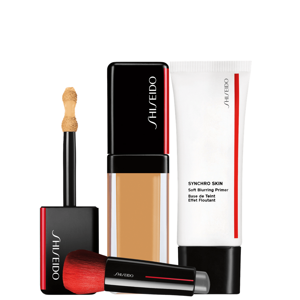 Kit Shiseido Synchro Skin 303 (3 Produtos)