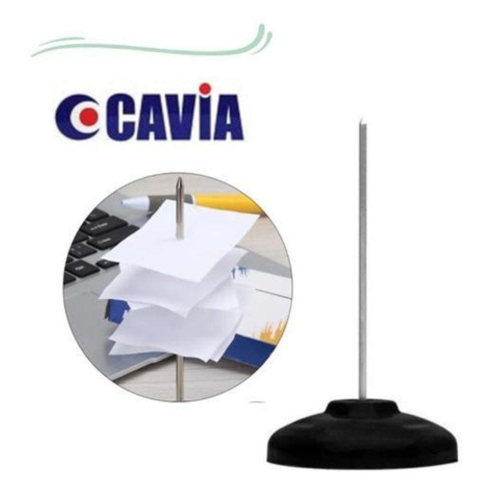 Espeto Para Papel De Base Plástica Preta