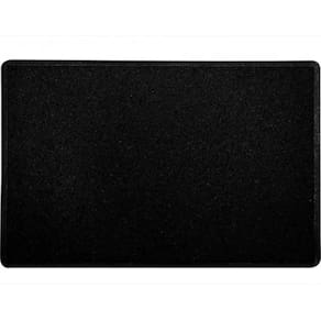 Capacho Vinil Silver 10mm Preto 60cmx90cm Kapazi