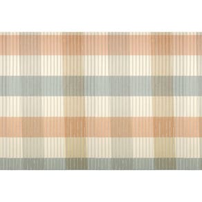 Tapete Antiderrapante Tropical Xadrez Color 43cm x 65cm
