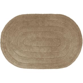 Tapete para Banheiro Allegro Linen Oval 40cmx60cm Kapazi