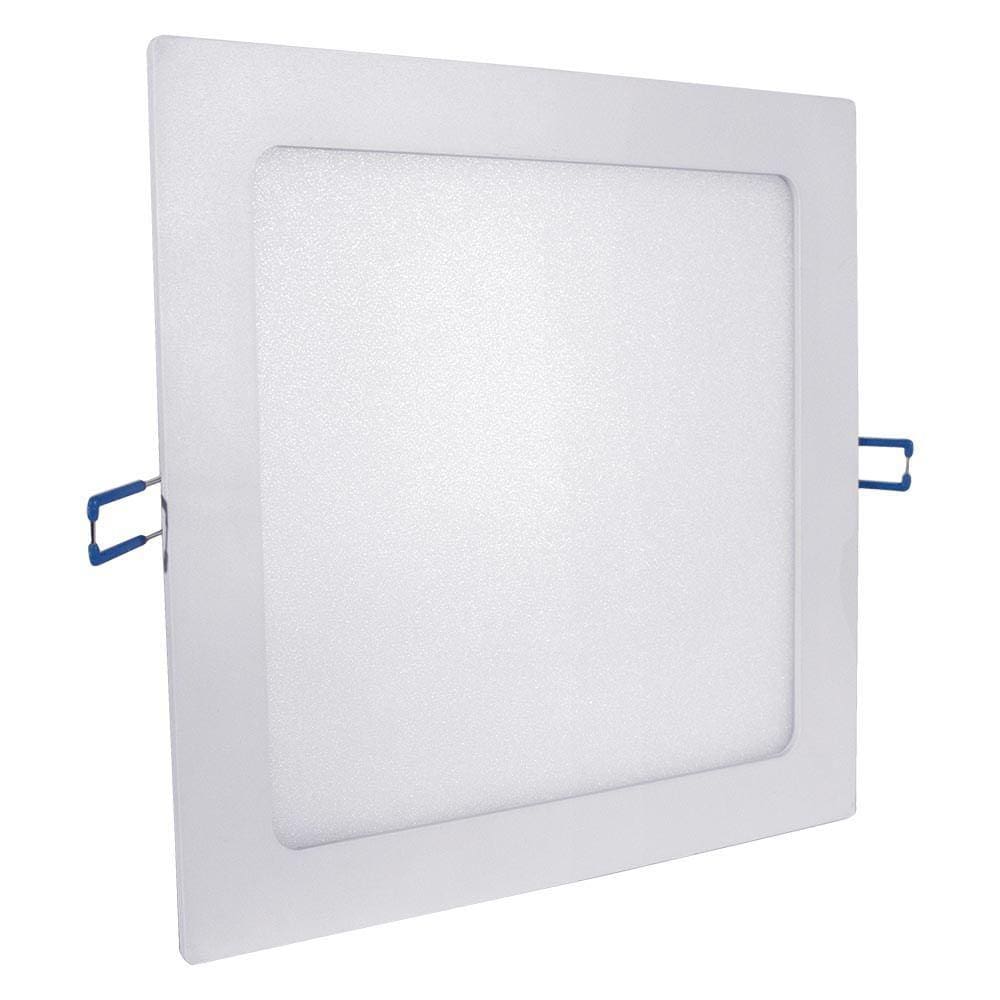 Painel LED de Embutir 12W Luz Branco Quente Quadrado Bivolt Empalux