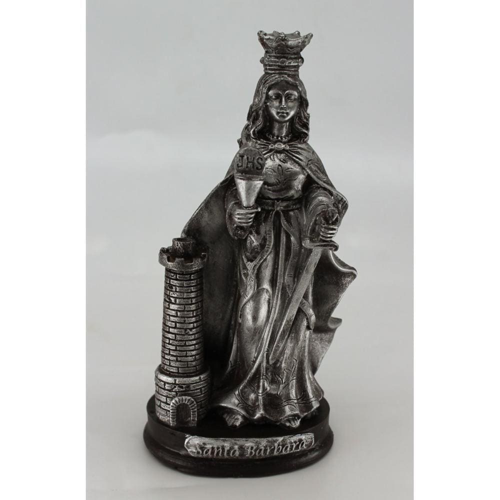 Santa Bárbara - 15 cm - Dourado