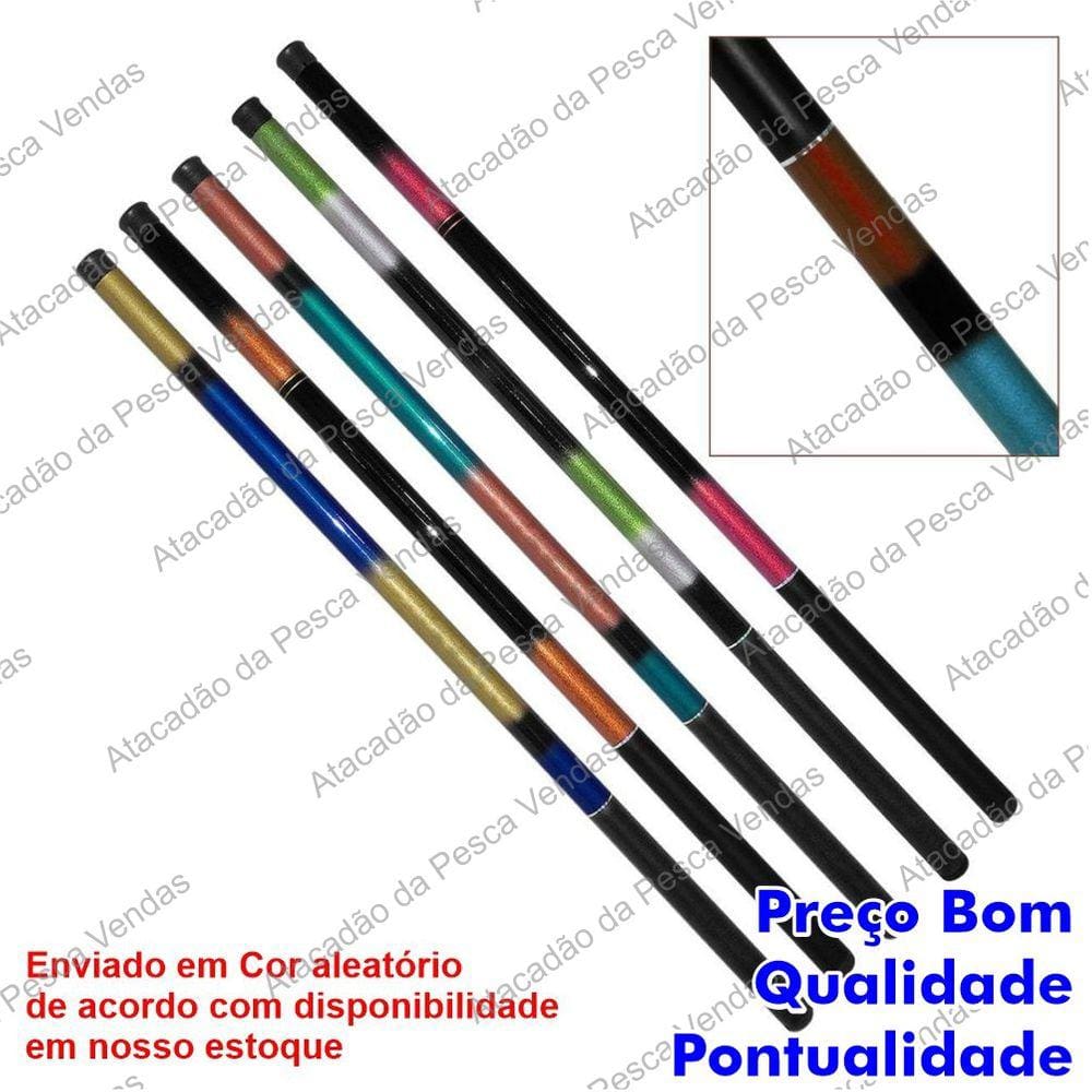 Vara Telescopica 3,60 mts 40% Carbono + Enrolador de Linha