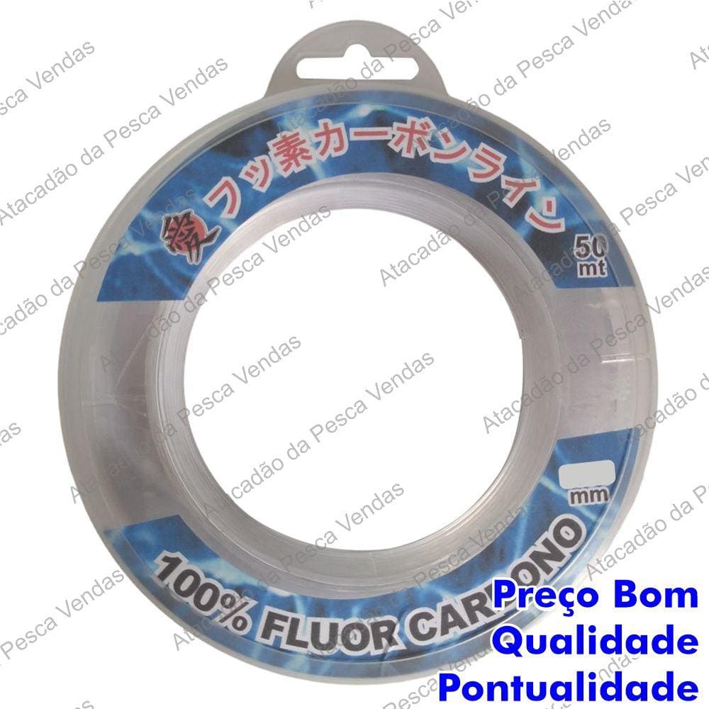 Linha Fluorcarbon Leader Transparente 50 Mt. - 0.60mm
