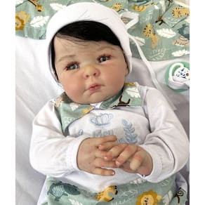Bebê Reborn Menino Hanna Vinil Silicone