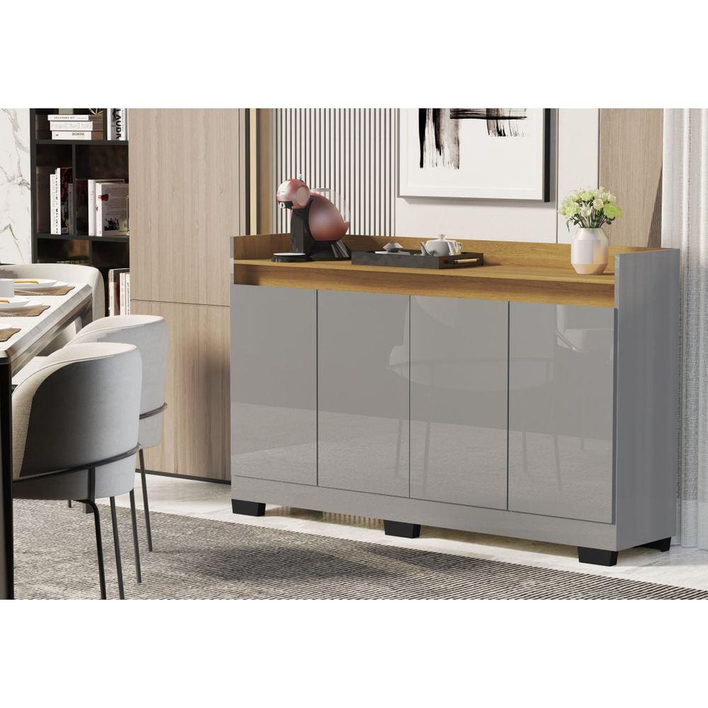 Aparador Buffet 4 Portas Real - Rede Móveis