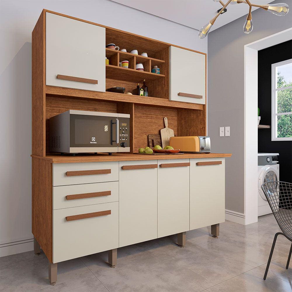 Cozinha Luna Plus 6 Portas 2 Gavetas Imop