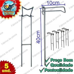 Suporte para pesca 3 posição  5 unidades vara de mão, molinete e carretilha M.