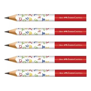 Lápis Jumbo Triangular BIG Infantil Nº2 HB KIT c/ 5 Unidades Faber Castell