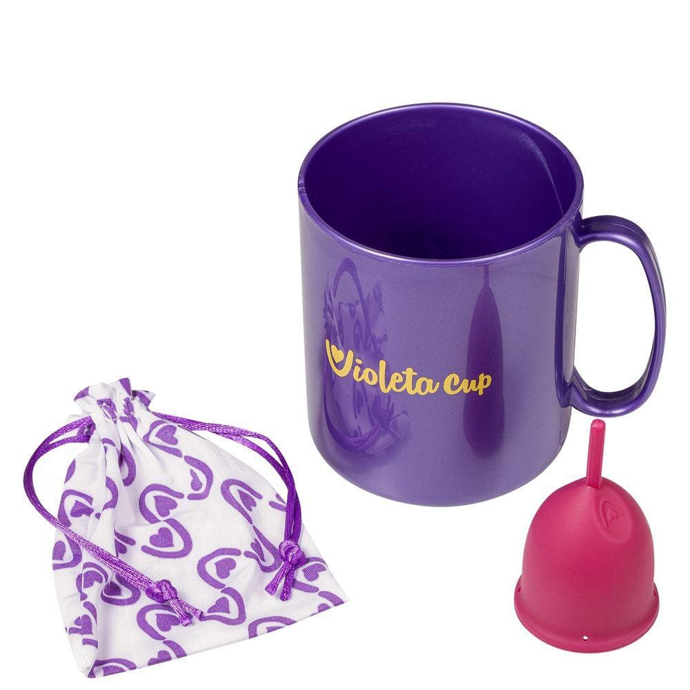 Kit Violeta Cup Tipo B Vermelha (2 Produtos)