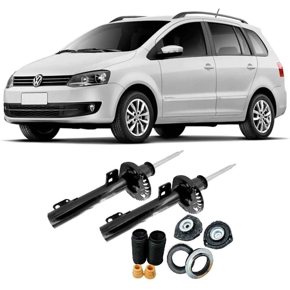 Amortecedor + Kit Batente Vw SpaceFox Dianteiro 2003 Até 2016 O Par