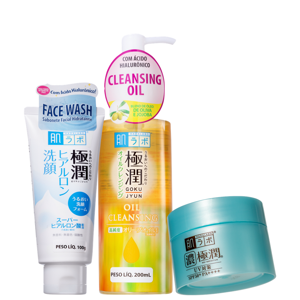 Kit Hada Labo Gokujyun Trio (3 Produtos)