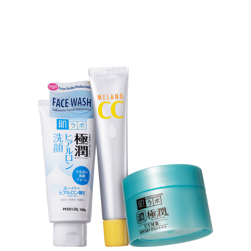 Kit Hada Labo Gokujyun Melano CC Trio (3 Produtos)