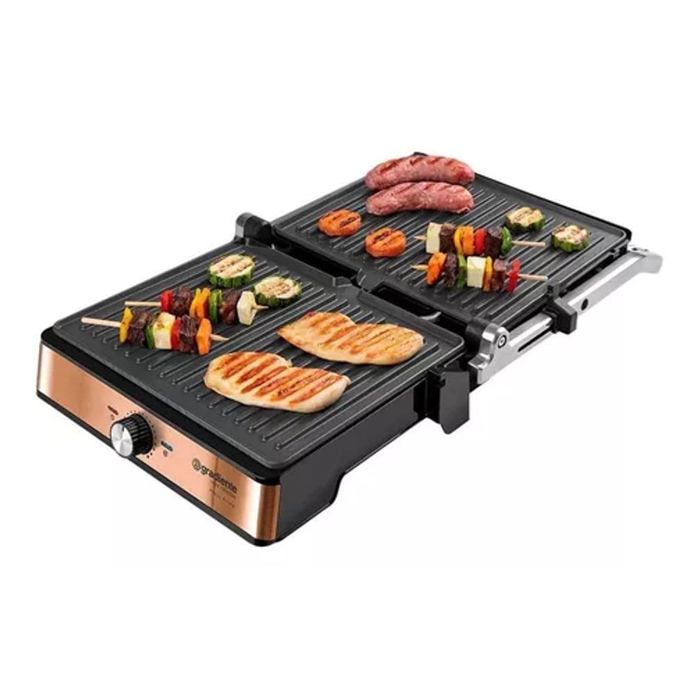 Sanduicheira E Grill Gradiente PGGR152 Cobre Collection