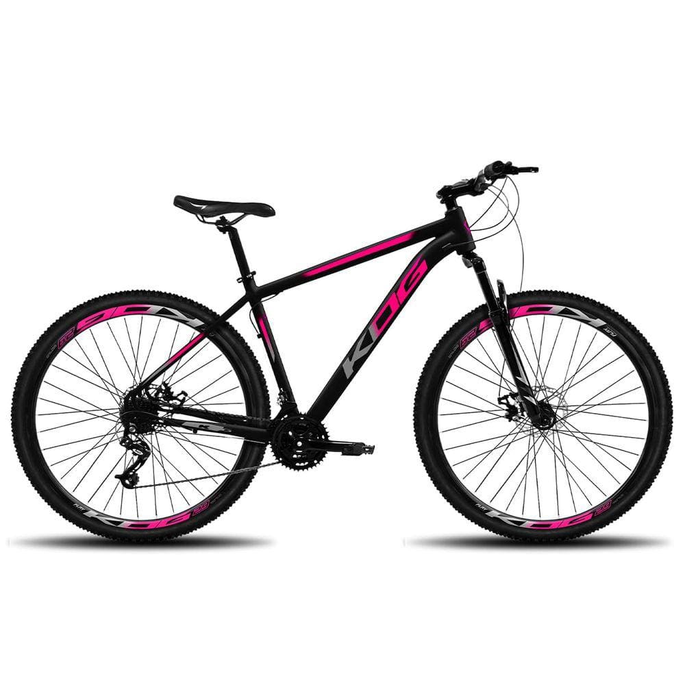 Bicicleta Feminina Aro 29 KOG 21V Cambio Shimano Freio Disco