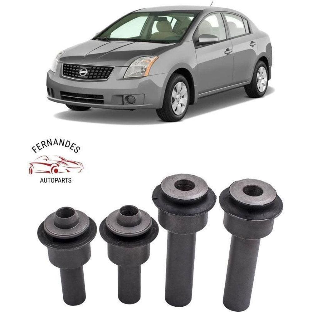 Kit 4 Bucha Quadro Agregado Nissan Sentra 2011 2012 2013 2.0