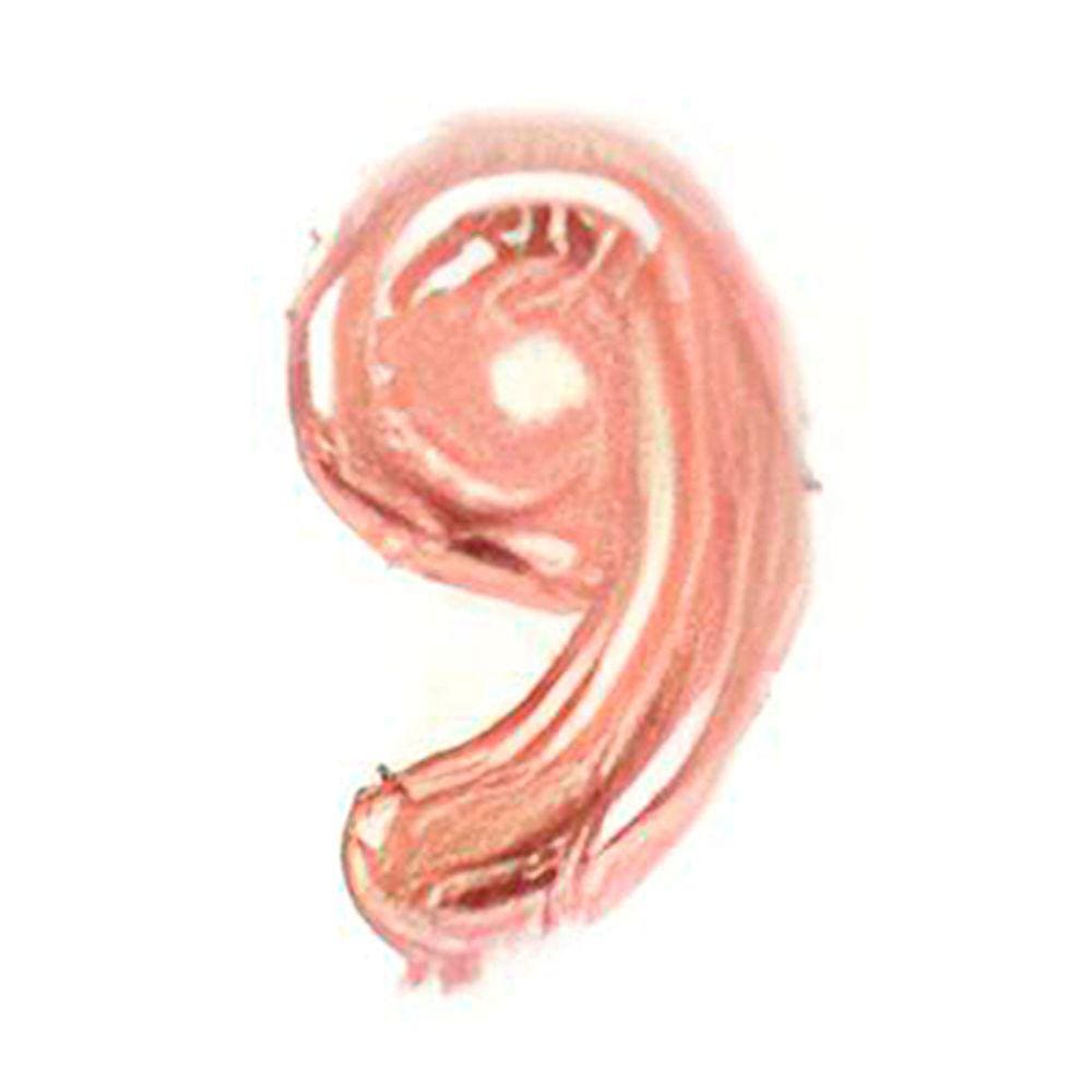 Balão Metalizado Número Rose Gold - 1 Metro - Extra Festas